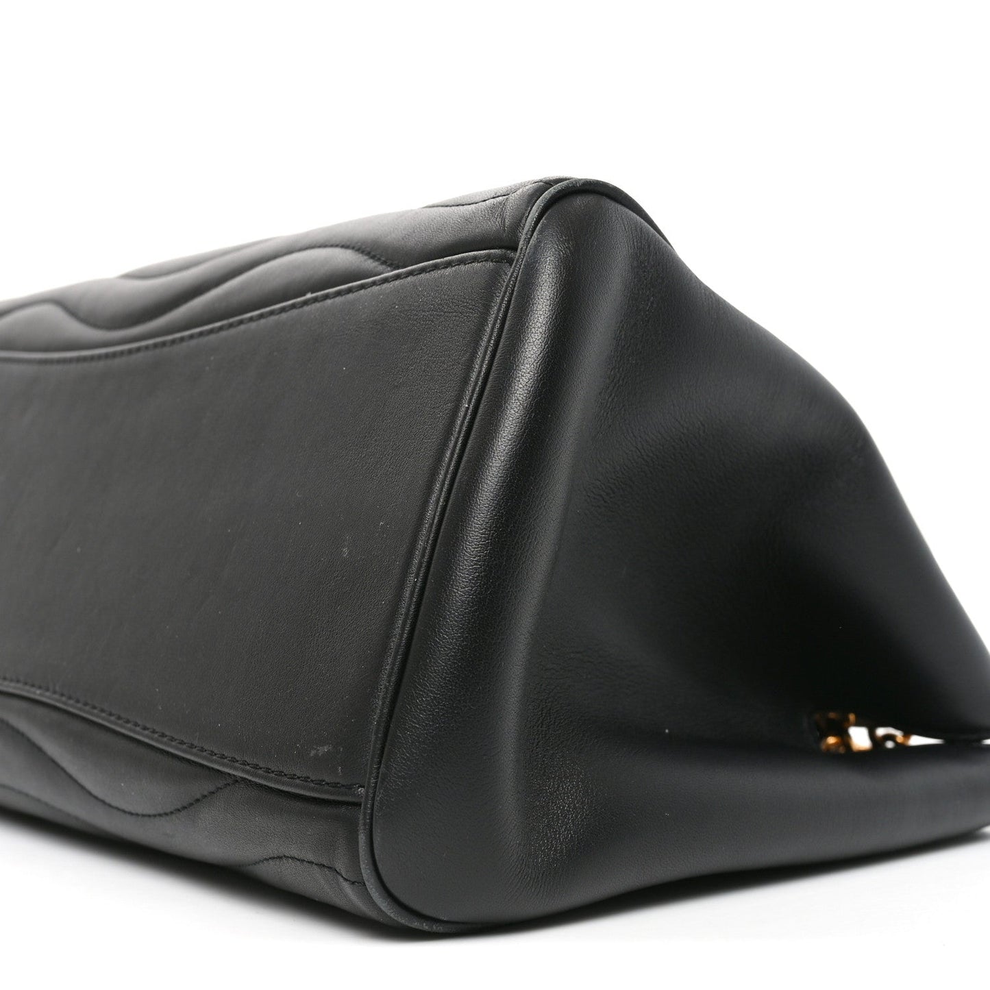 Calfskin New Wave Chain Tote Black