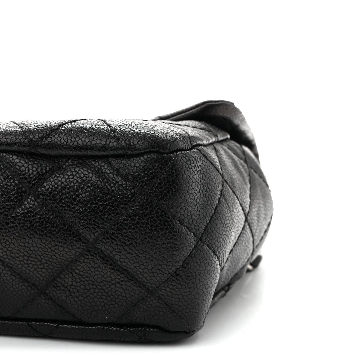 Caviar Quilted Jumbo Easy Flap Black