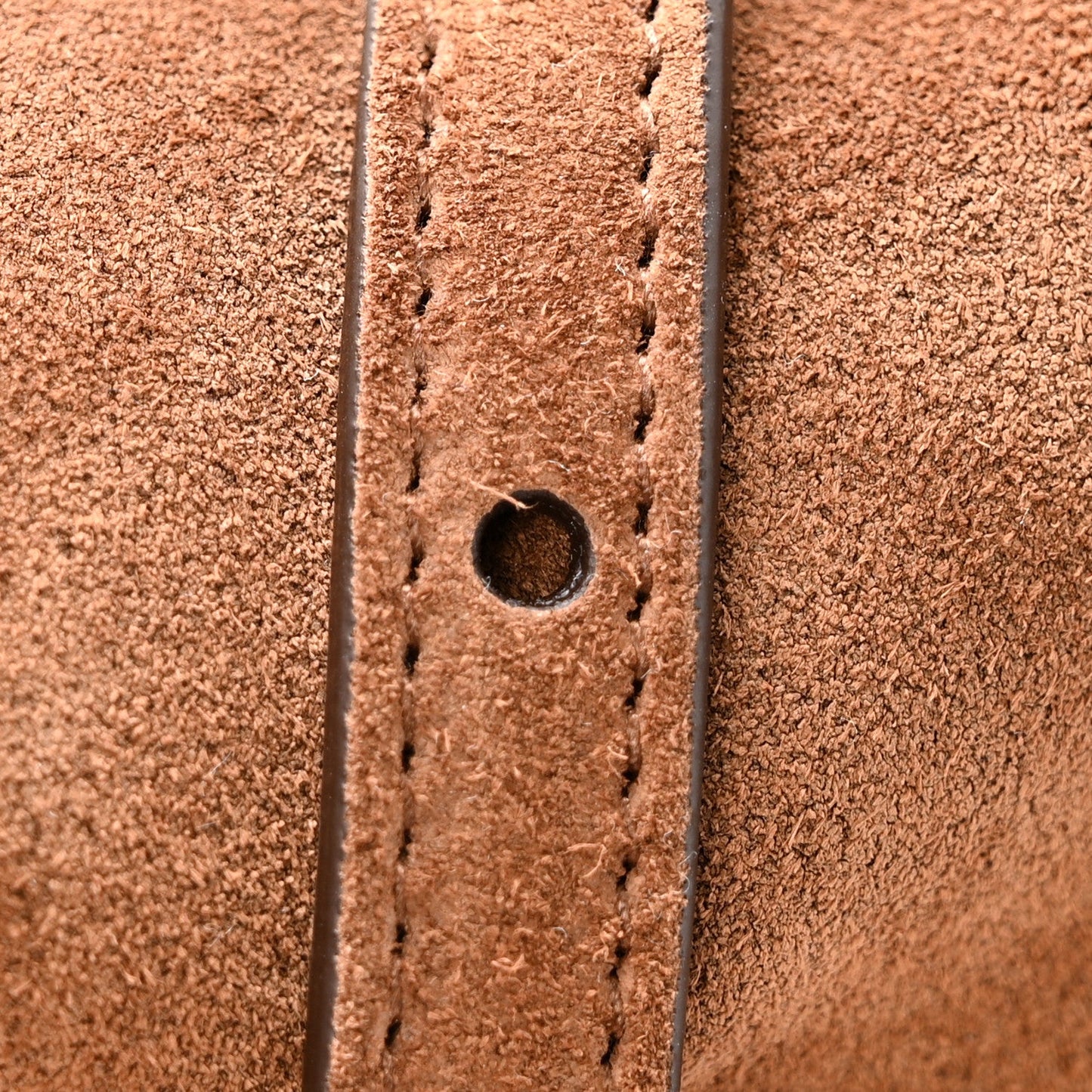 Suede Triangle Medium Bonnie Shoulder Bag Cacao