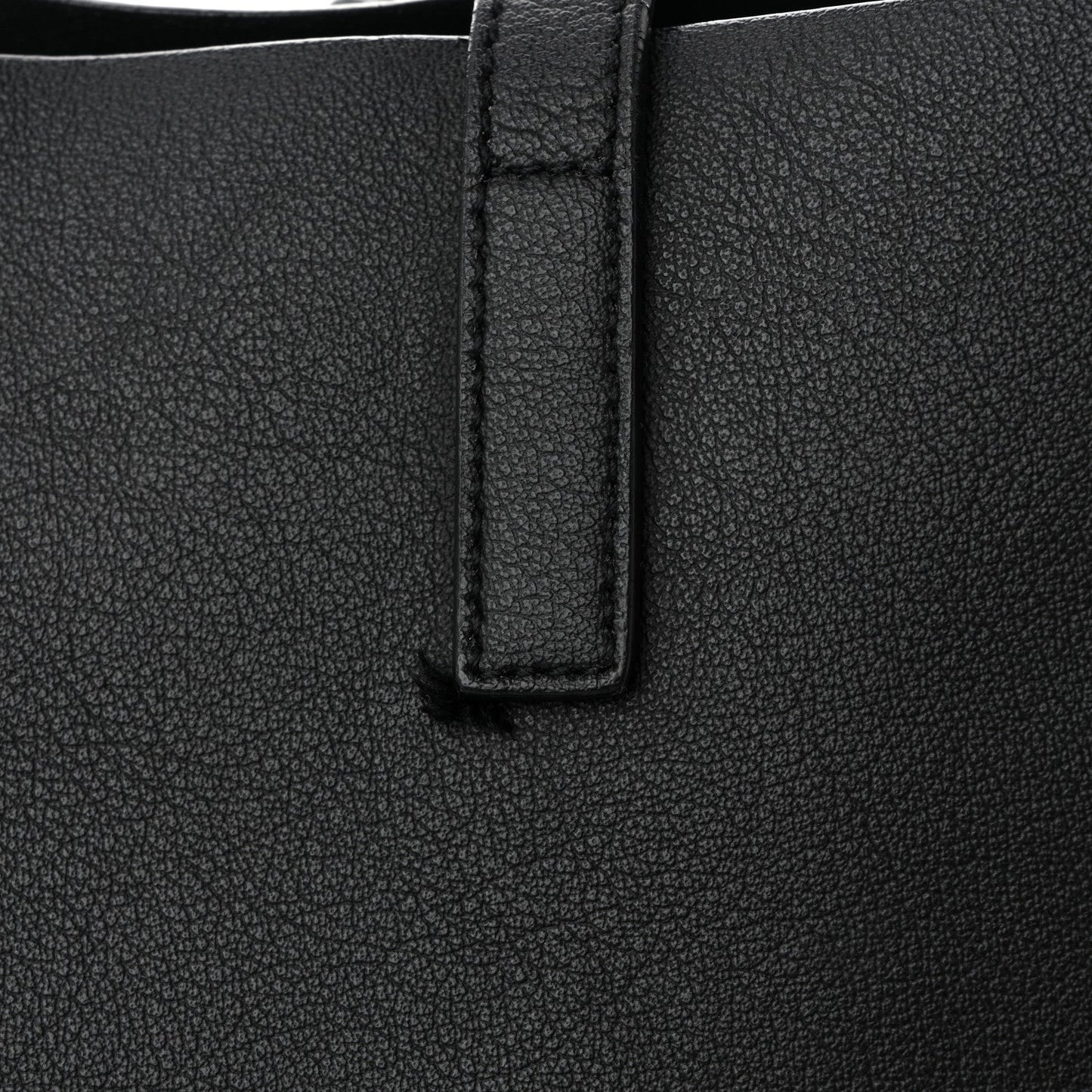 Calfskin Large Shopping Tote Black