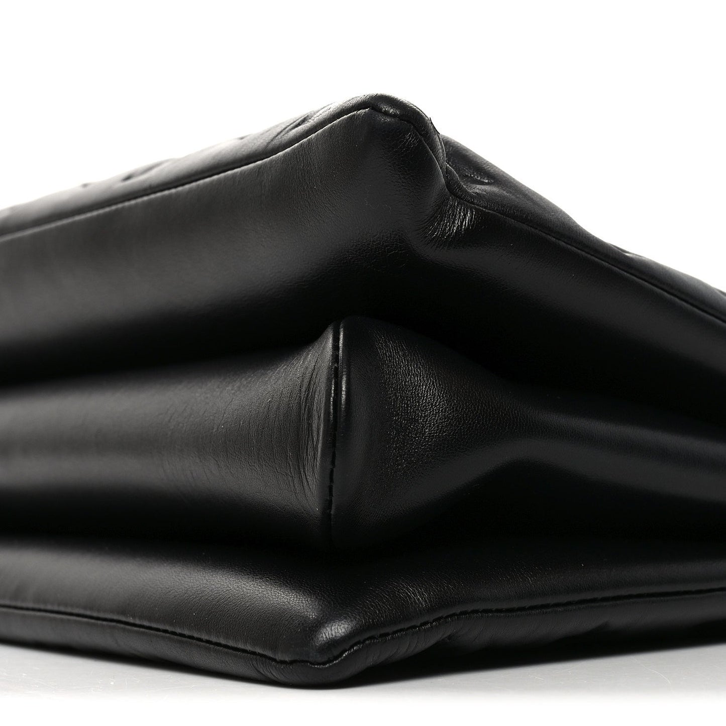 Lambskin Embossed Monogram Coussin MM Black