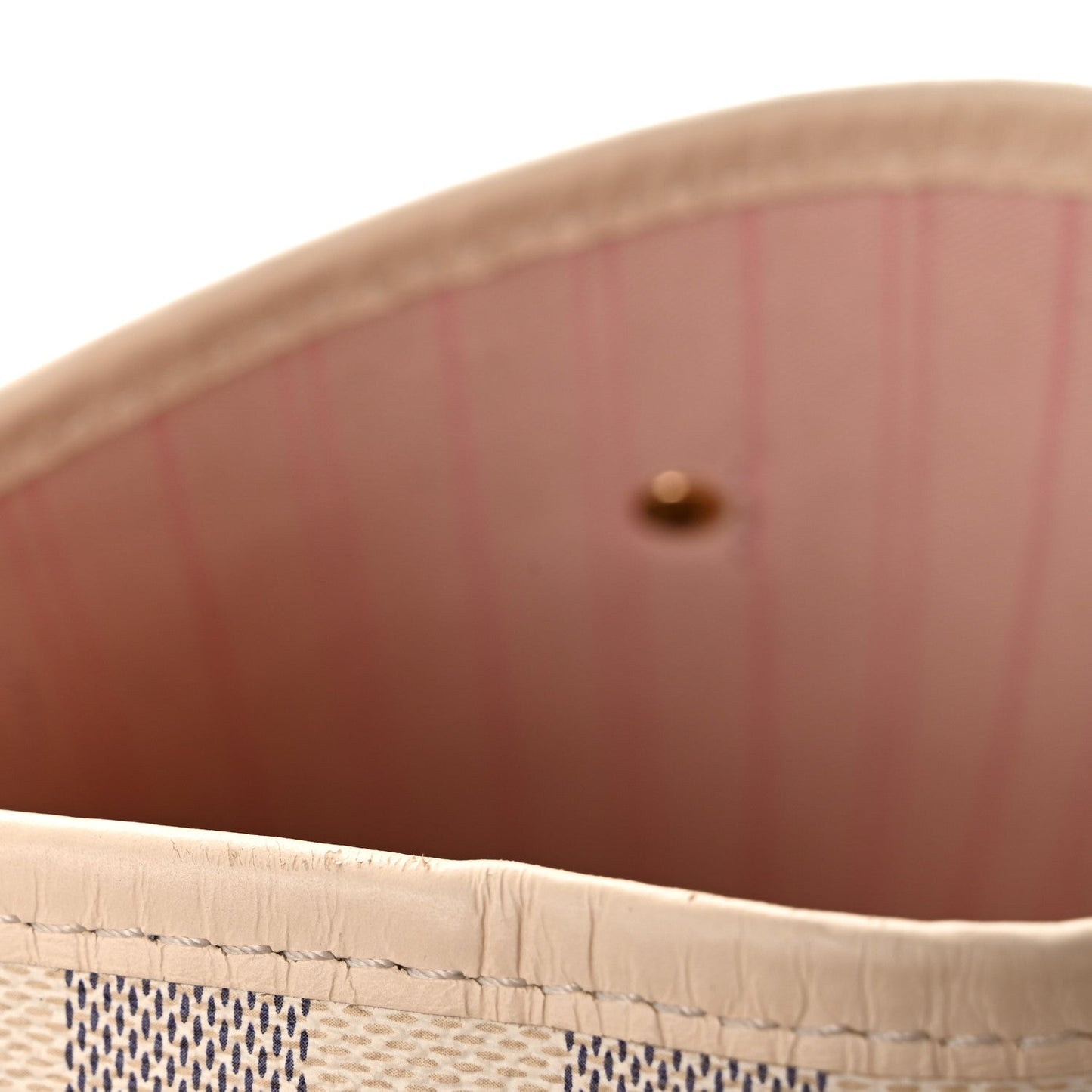 Damier Azur Braided Neverfull MM Pink
