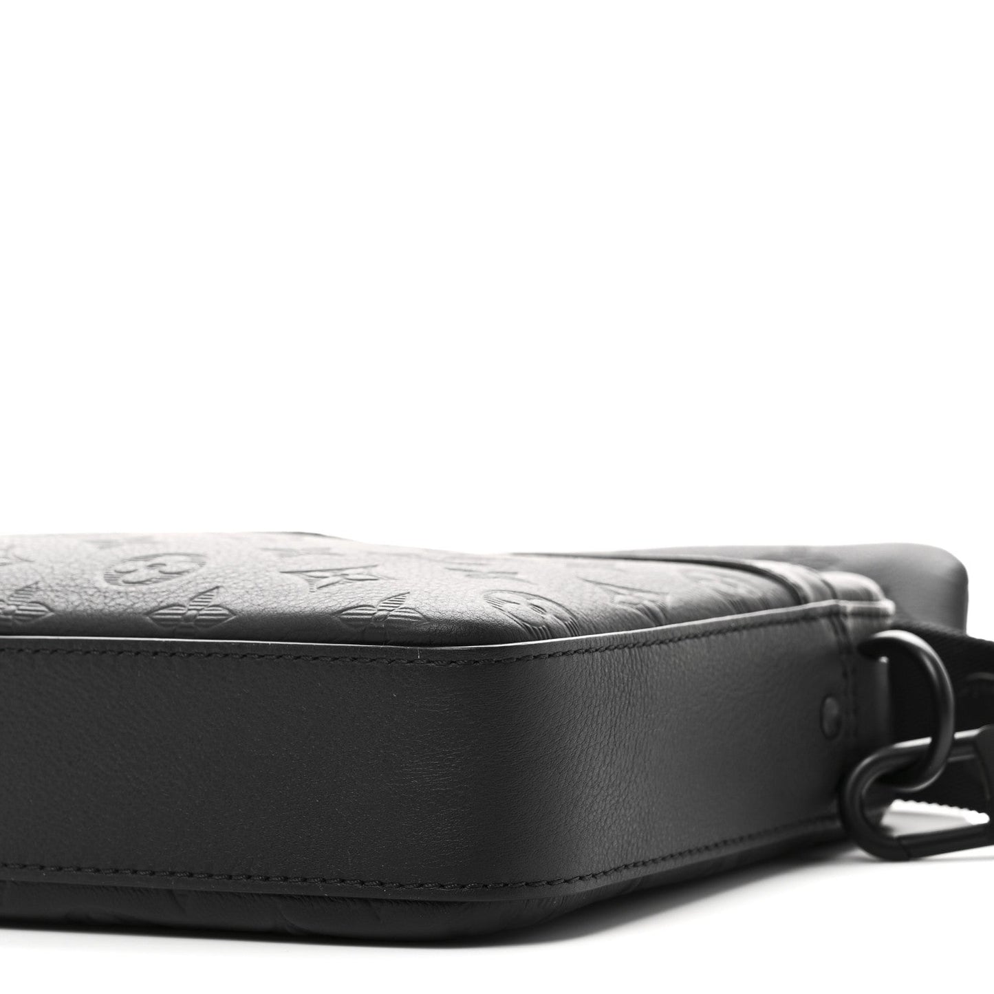 Calfskin Monogram Shadow Trio Messenger Black