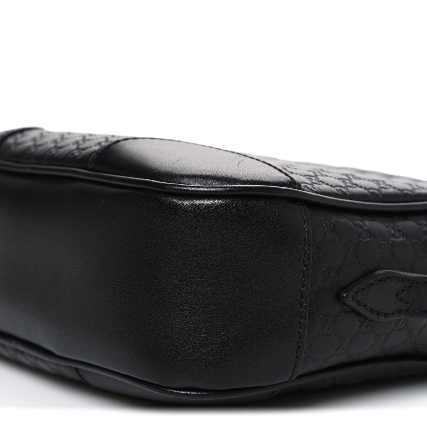 Microguccissima Mini Bree Messenger Bag Black