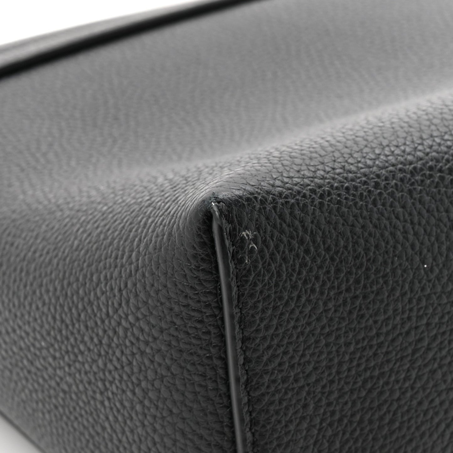 Coated Canvas Calfskin Vintage Check Medium Note Crossbody Bag Black