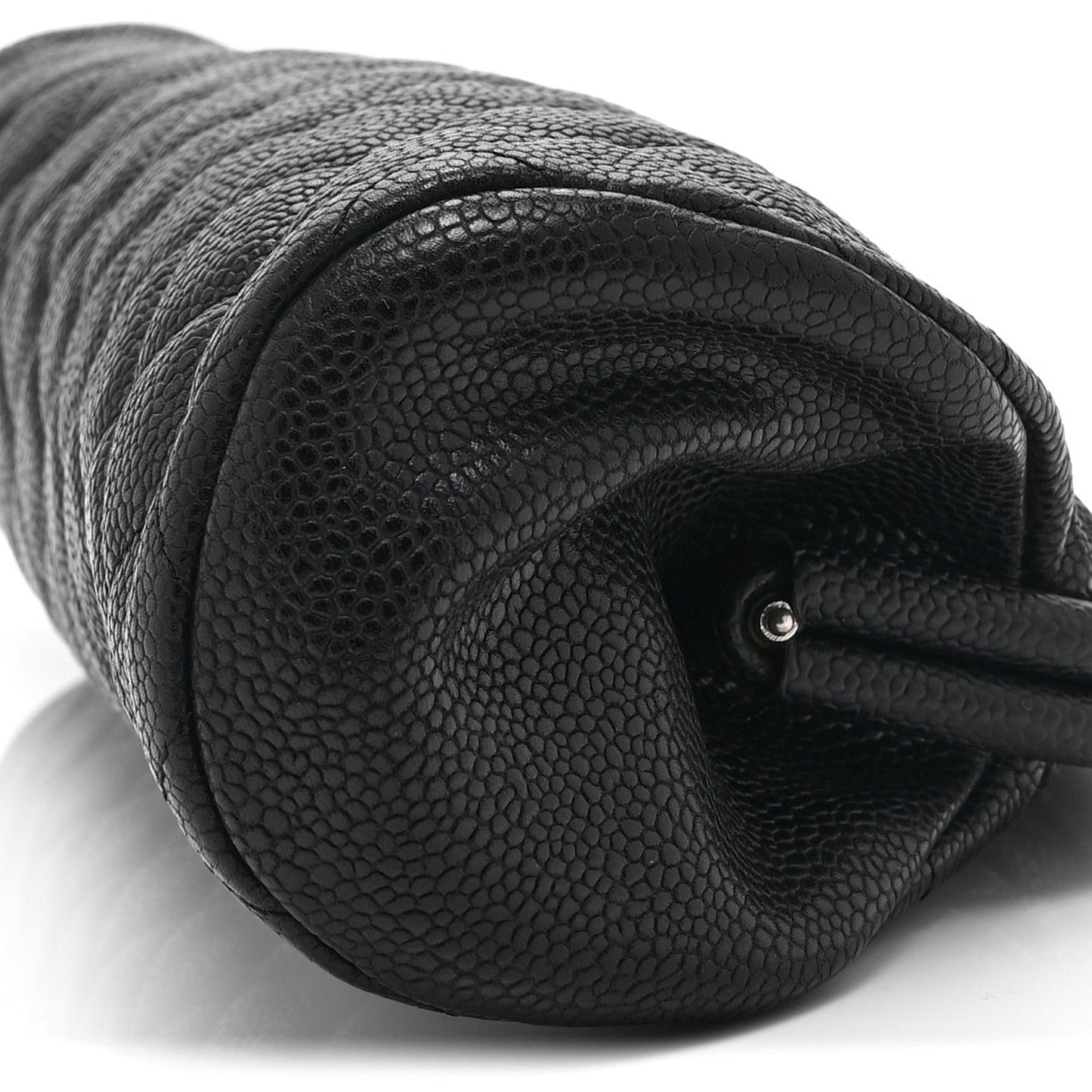 Caviar Quilted Timeless Clutch Black