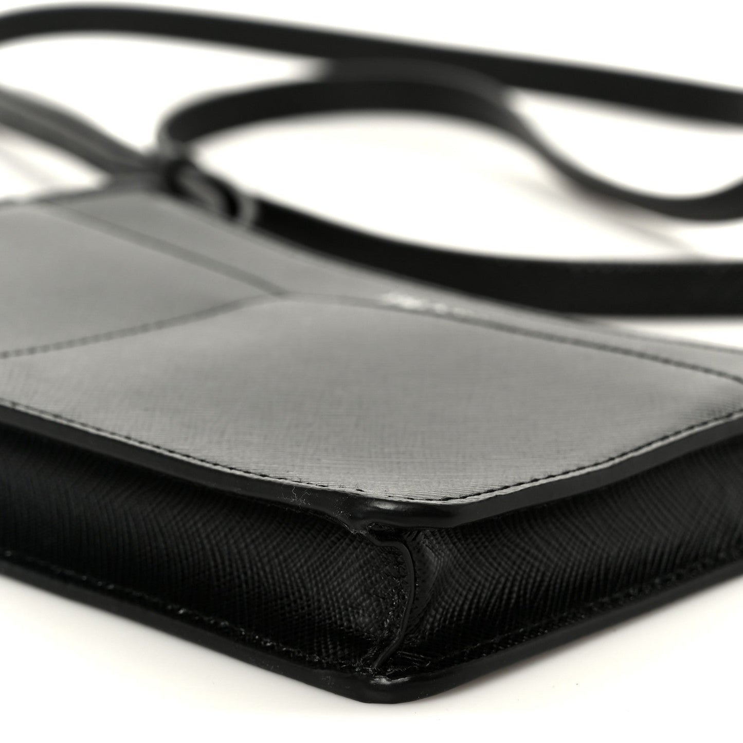 Saffiano Crossbody Bag Black