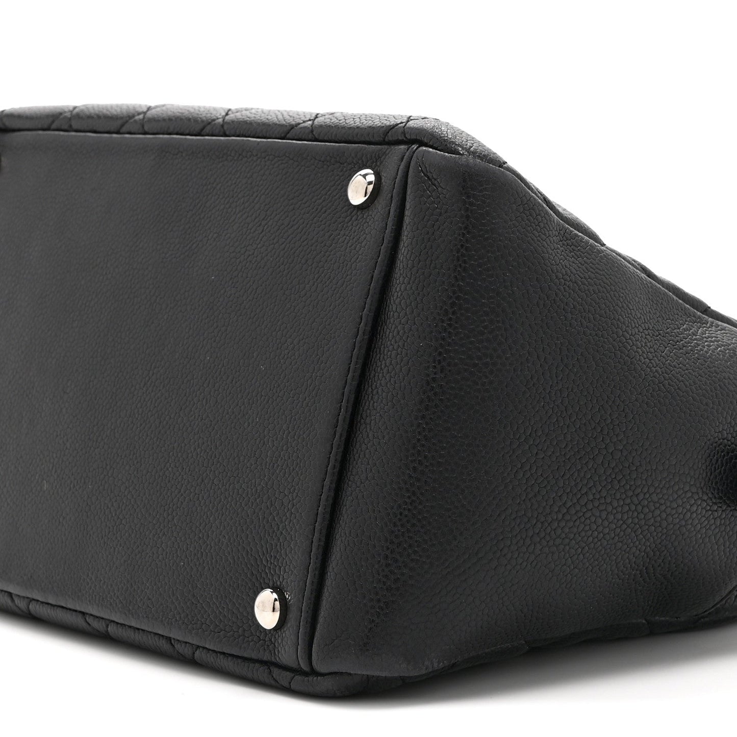 Caviar Quilted Petit Timeless Tote PTT Black