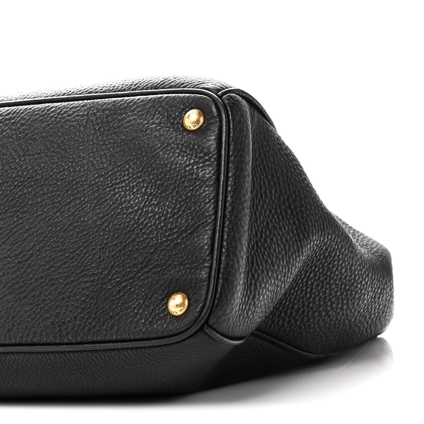 Vitello Daino Tote Black