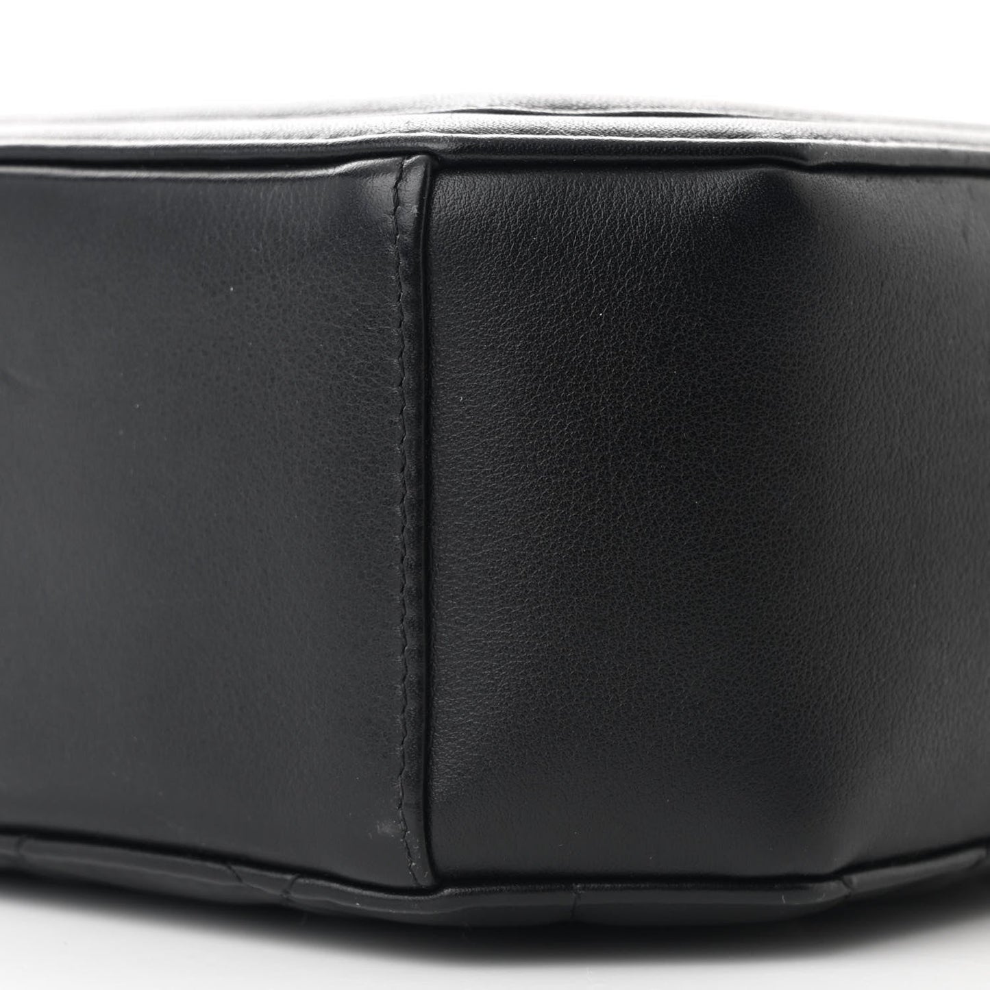 Lambskin CC Octagon Camera Case Black