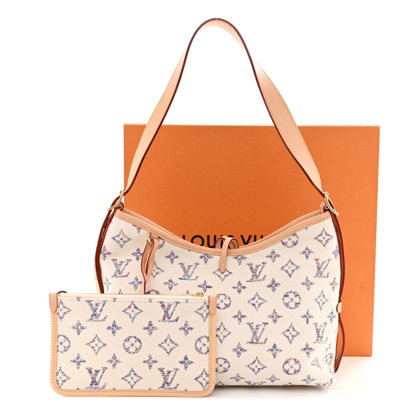 Monogram Jacquard CarryAll PM Multicolor Beige
