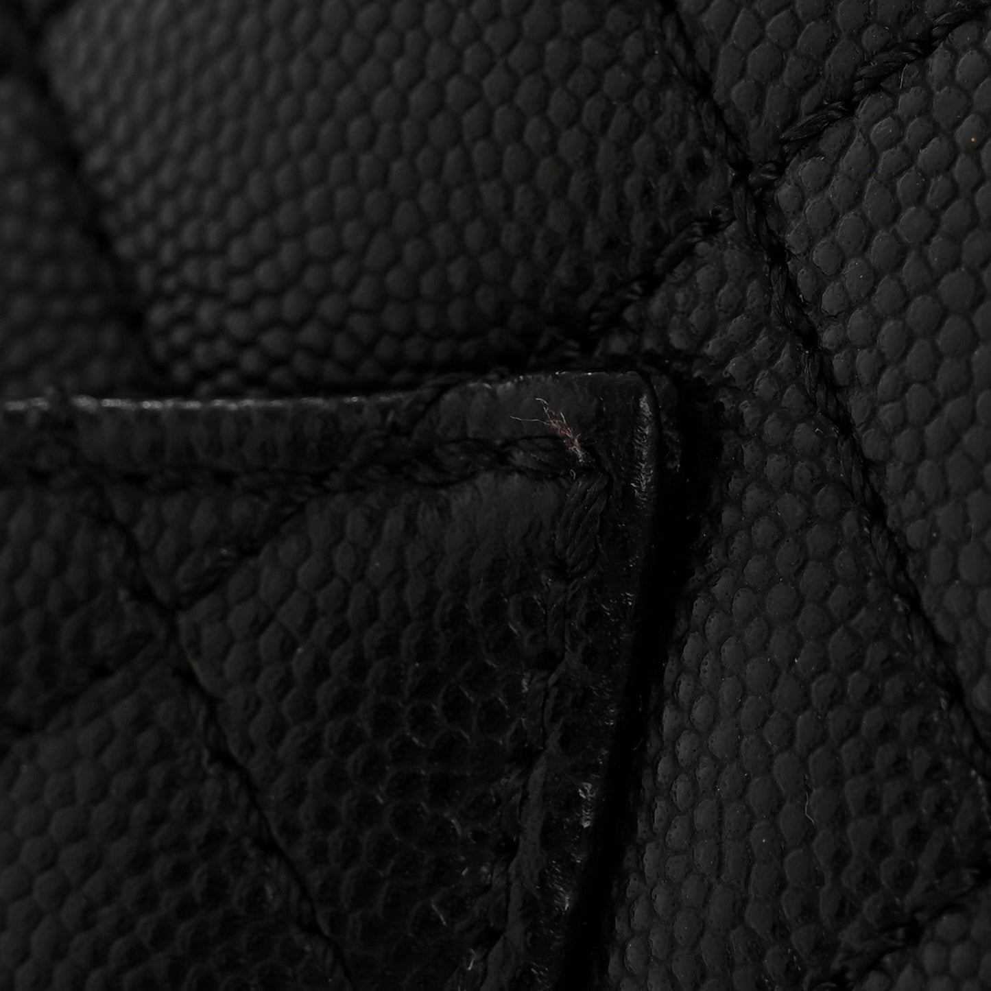 Caviar Quilted Small Coco Handle Flap Black
