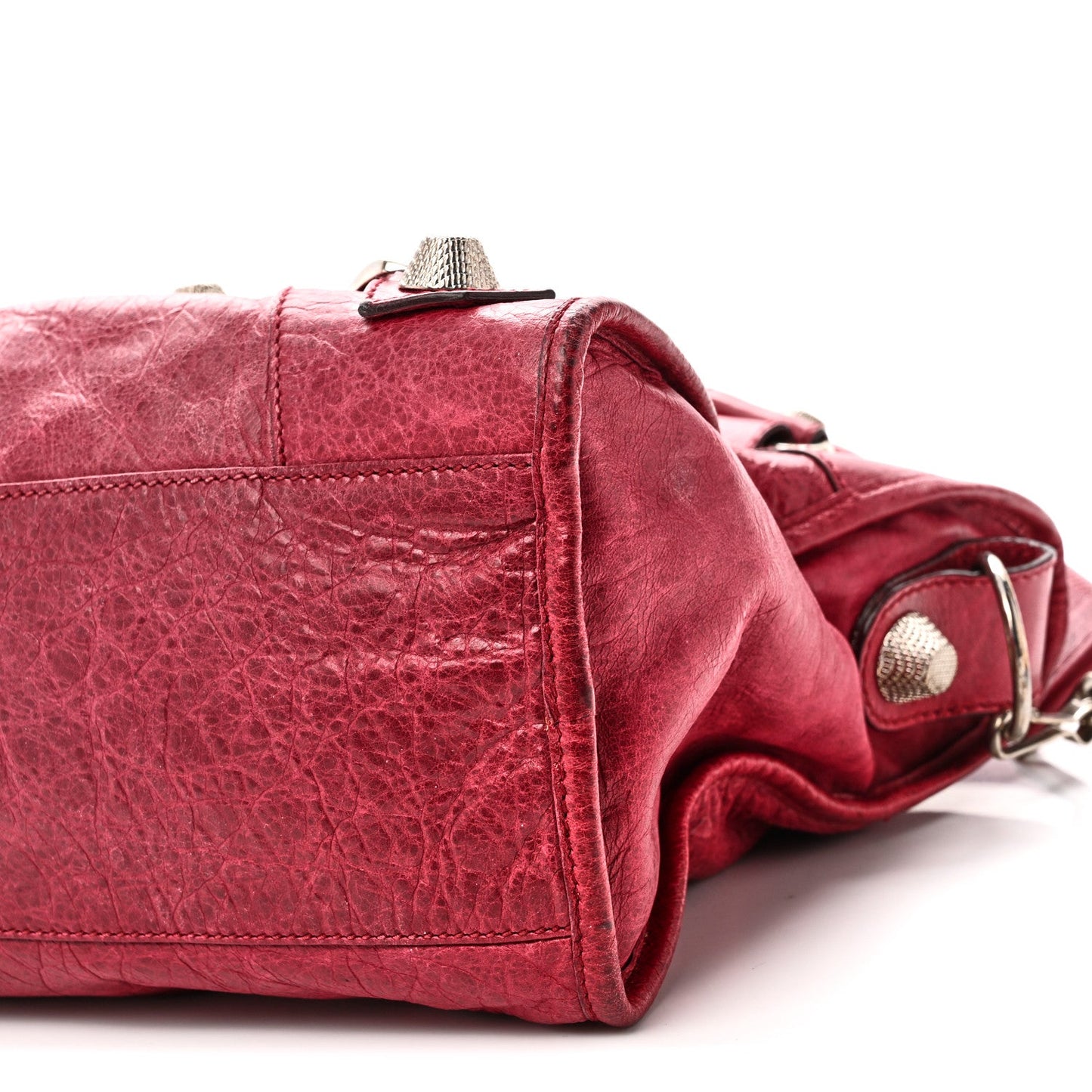 Agneau Giant 21 Silver Hardware City Pourpre