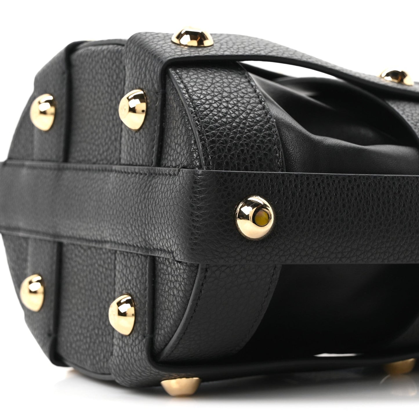 Calfskin Cage Bag Black
