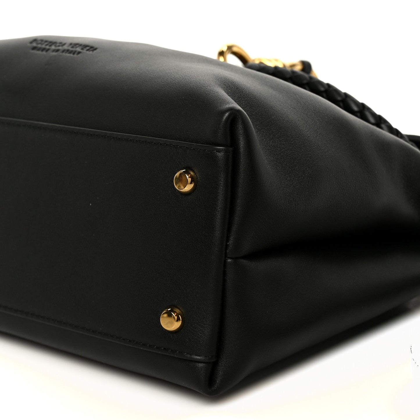 Silky Calfskin Small Ciao Ciao Black