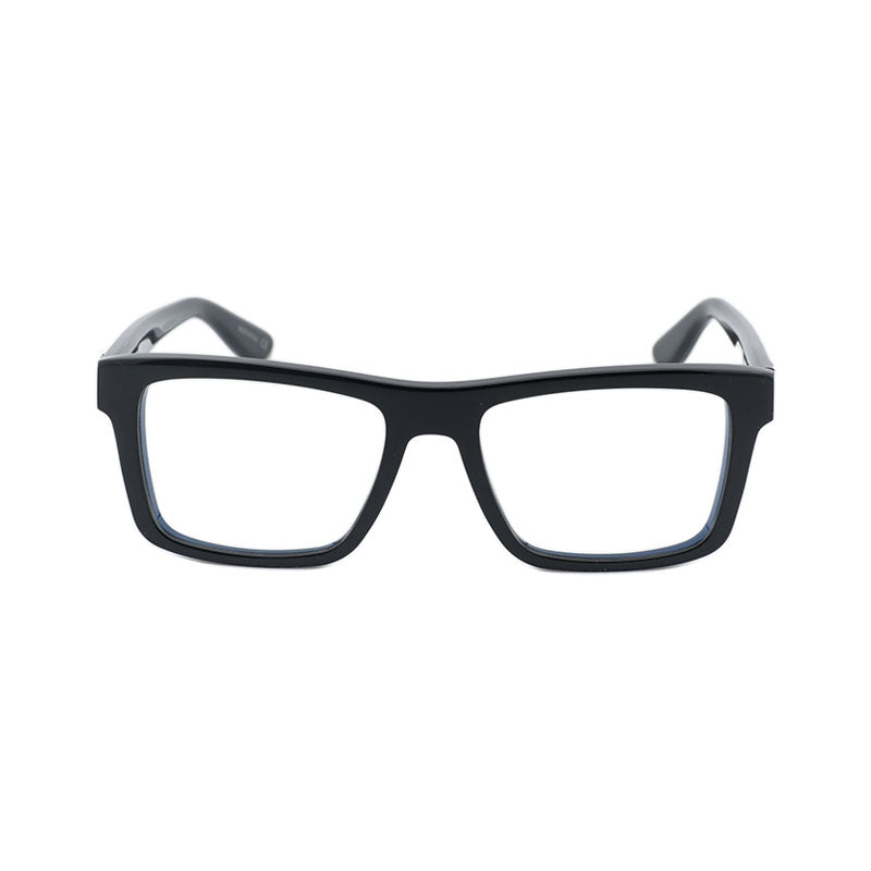 Saint Laurent Eyeglasses Rectangle Full Rim, Black Frame and Clear Demo Lenses Lens SLM10005