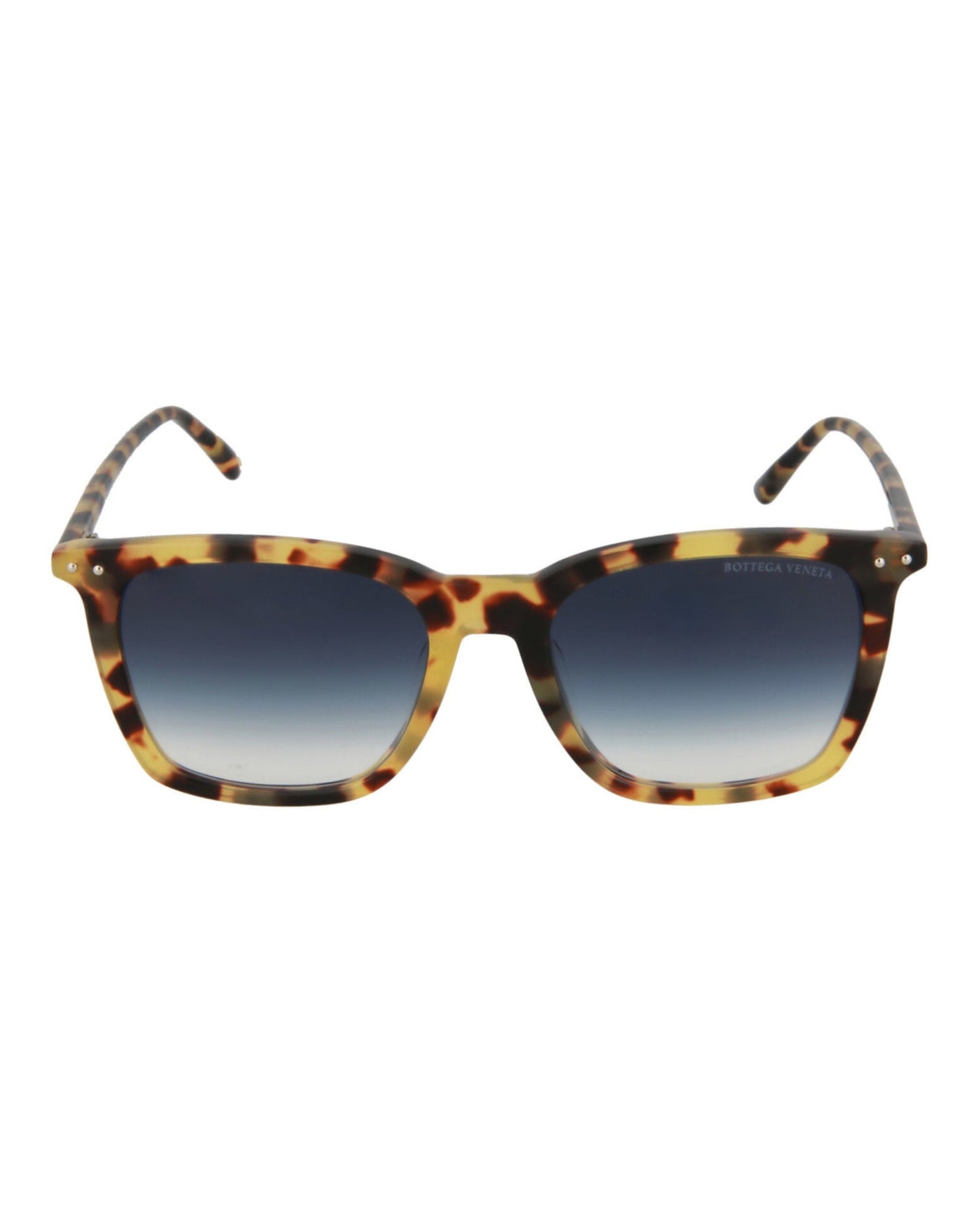 Bottega Veneta Mens Square/Rectangle Havana Havana Blue Fashion Designer Eyewear