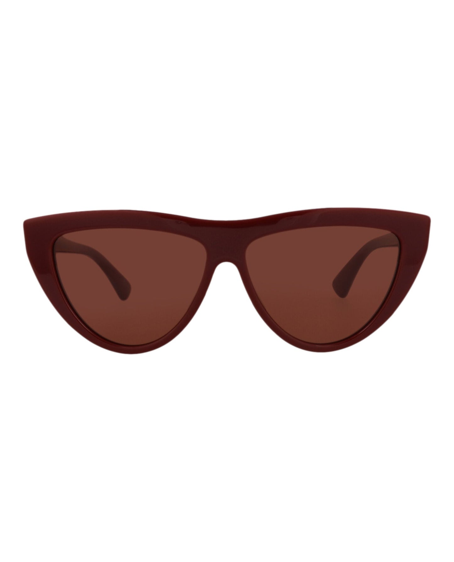 Bottega Veneta Womens Cat Eye Burgundy Burgundy Red Fashion Designer Eyewear