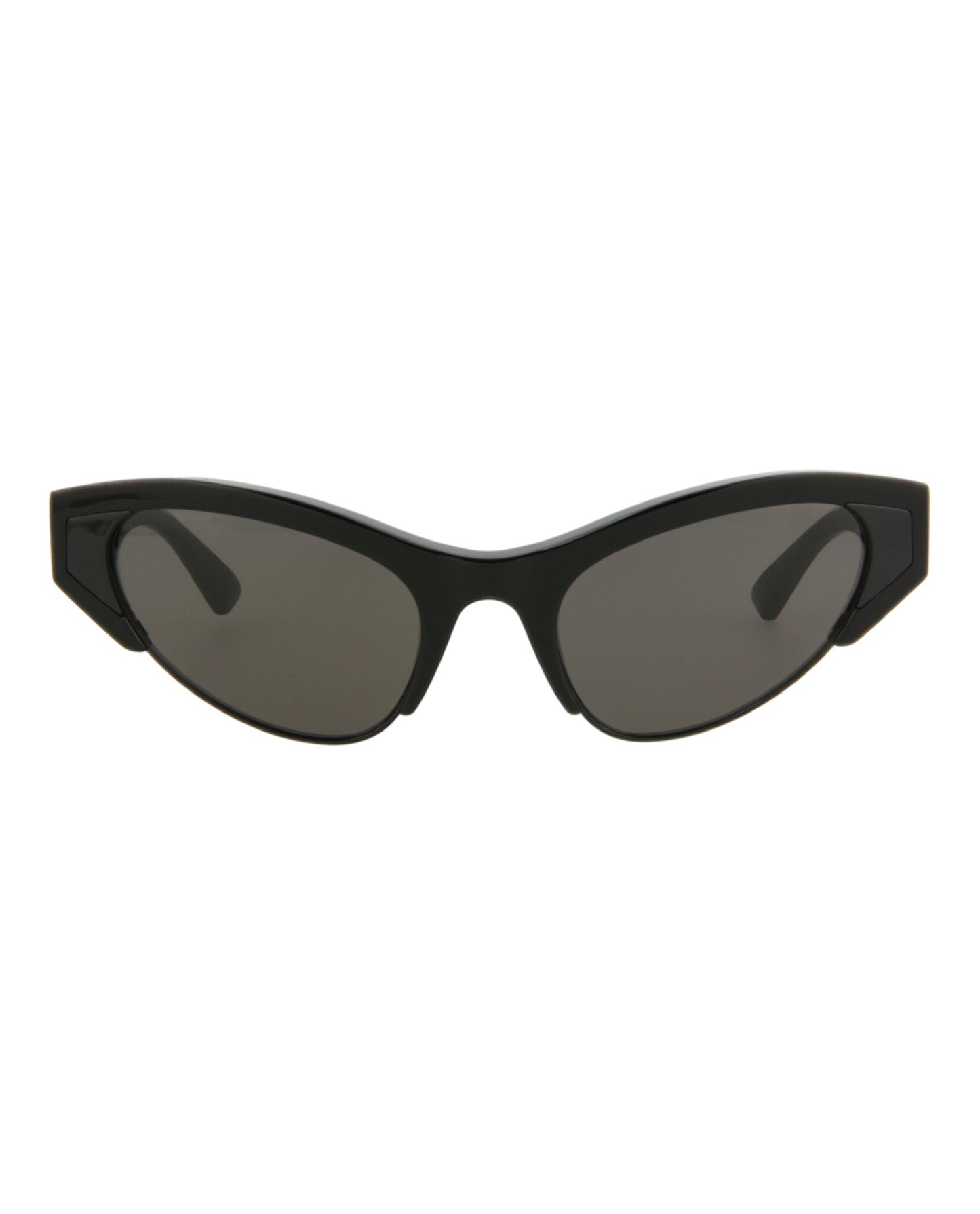Bottega Veneta Womens Cat Eye Black Black Grey Fashion Designer Eyewear