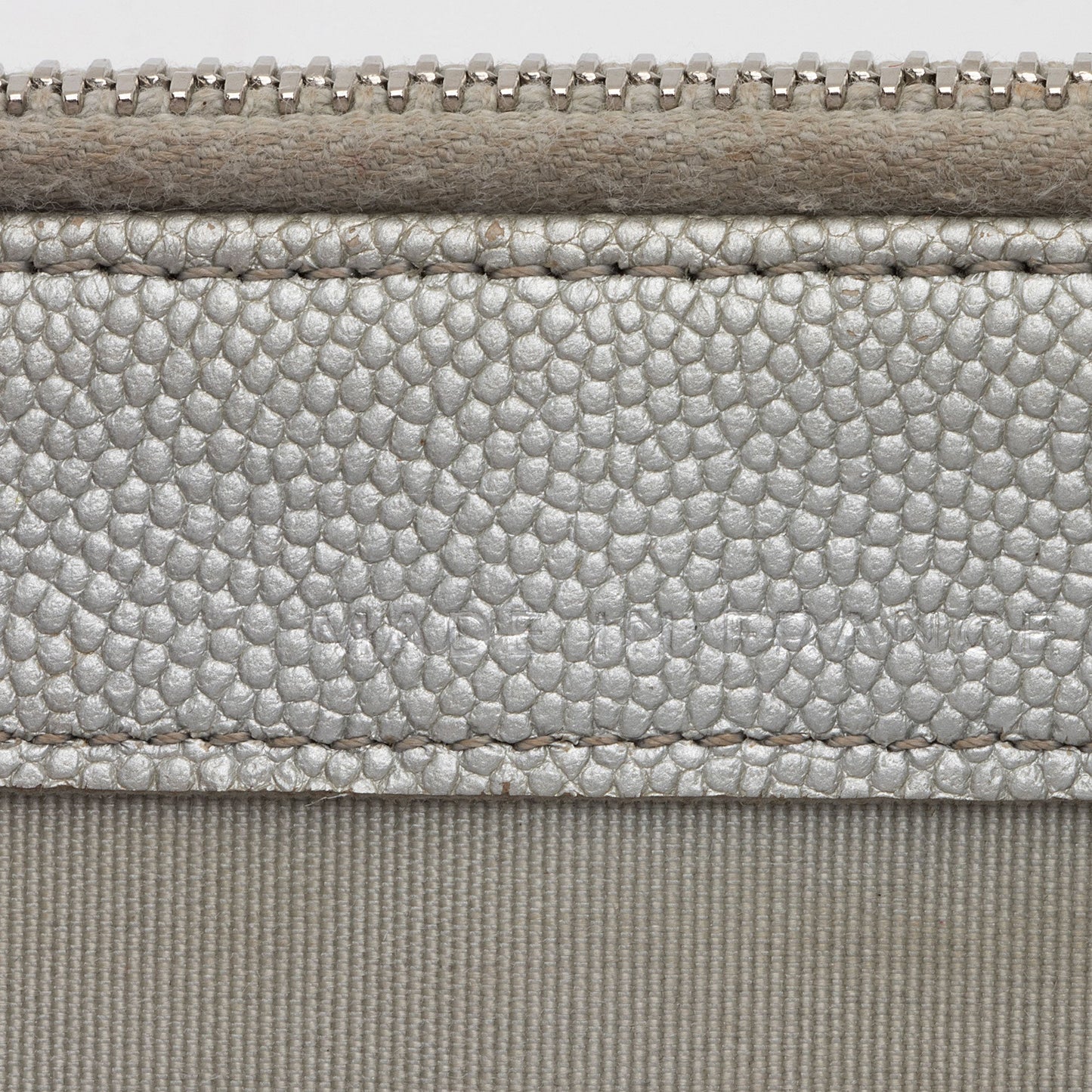 Chanel Iridescent Caviar Leather Vintage Mademoiselle Clutch with Chain (SHF-fdlQlw)