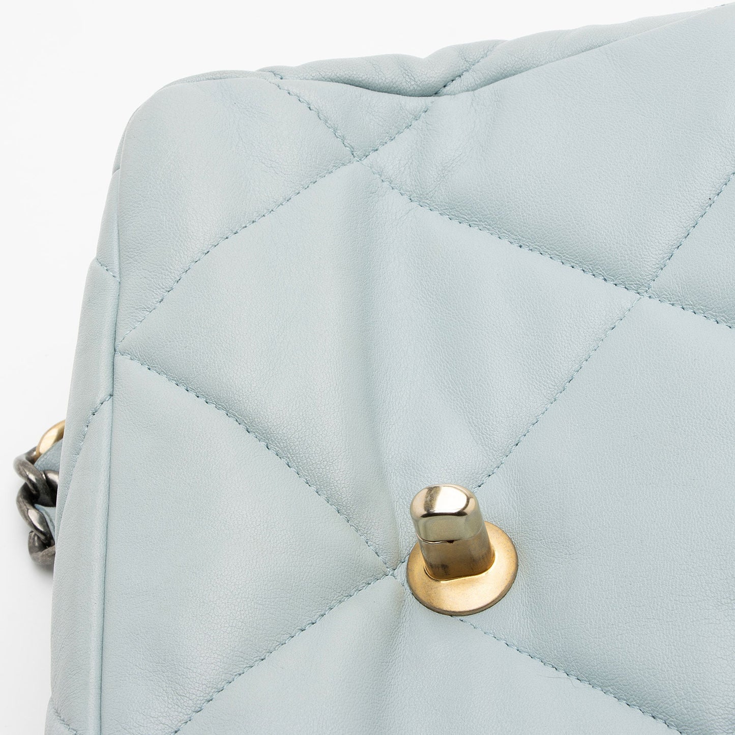 Chanel Lambskin 19 Medium Flap Shoulder Bag