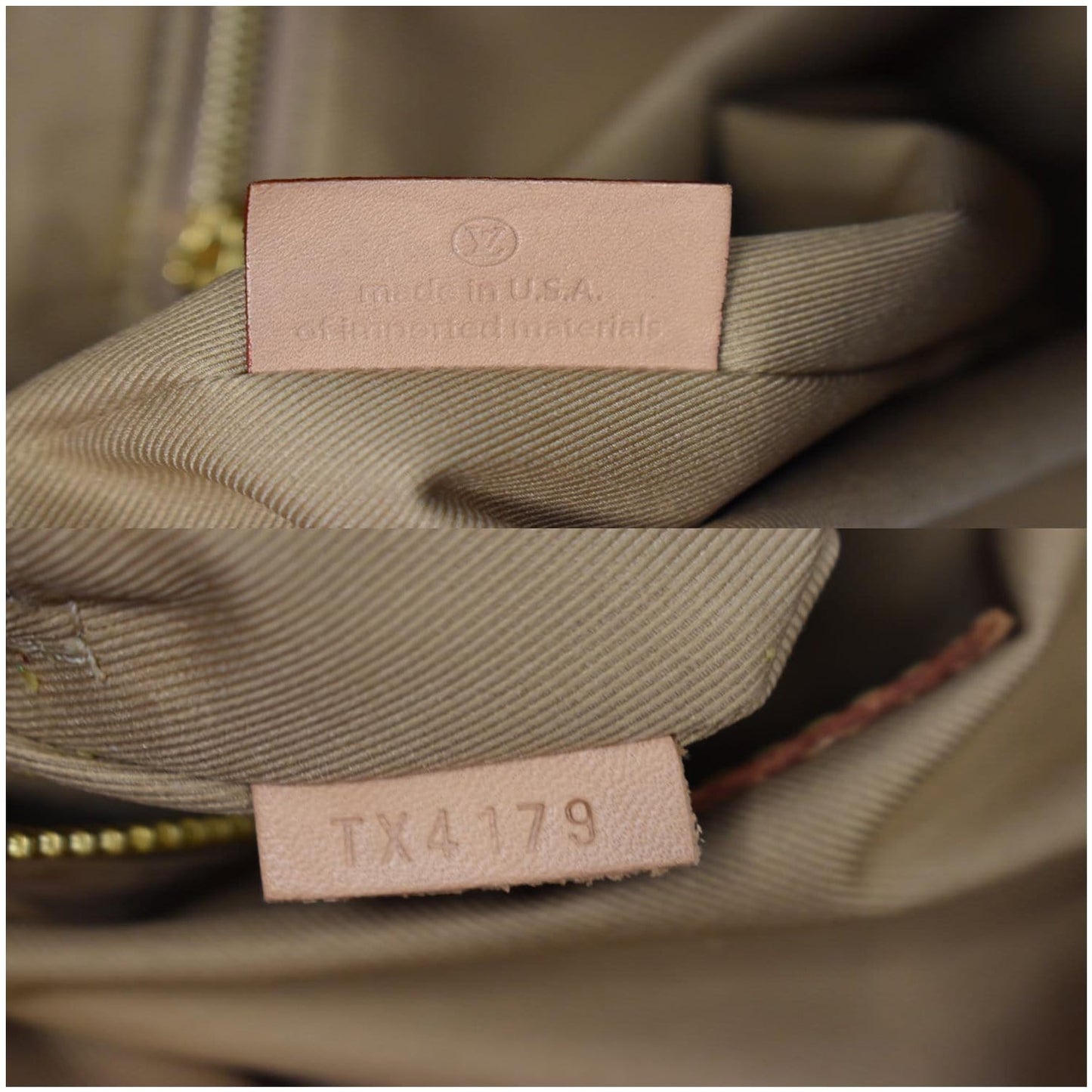 LOUIS VUITTON Graceful MM Monogram Canvas Shoulder Bag Brown