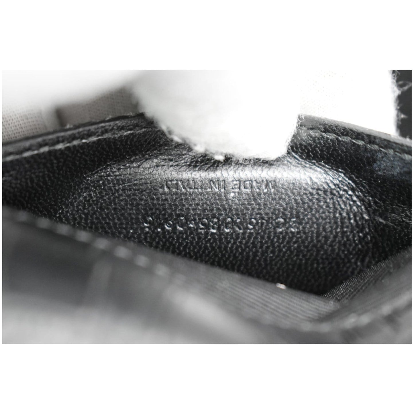 YVES SAINT LAURENT WOC Crocodile-Embossed Shoulder Bag Black - Hot Deals