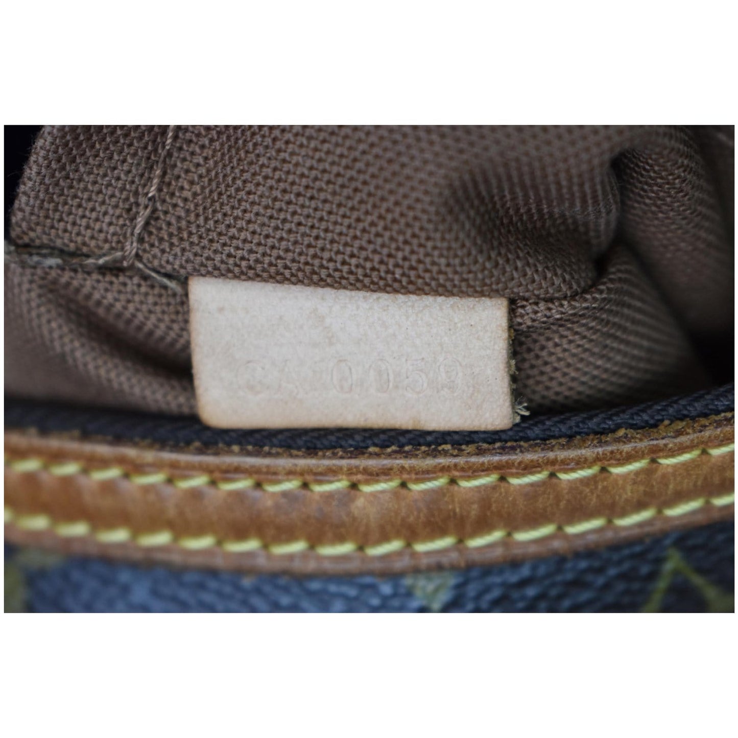 LOUIS VUITTON Odeon PM Monogram Canvas Shoulder Bag Brown