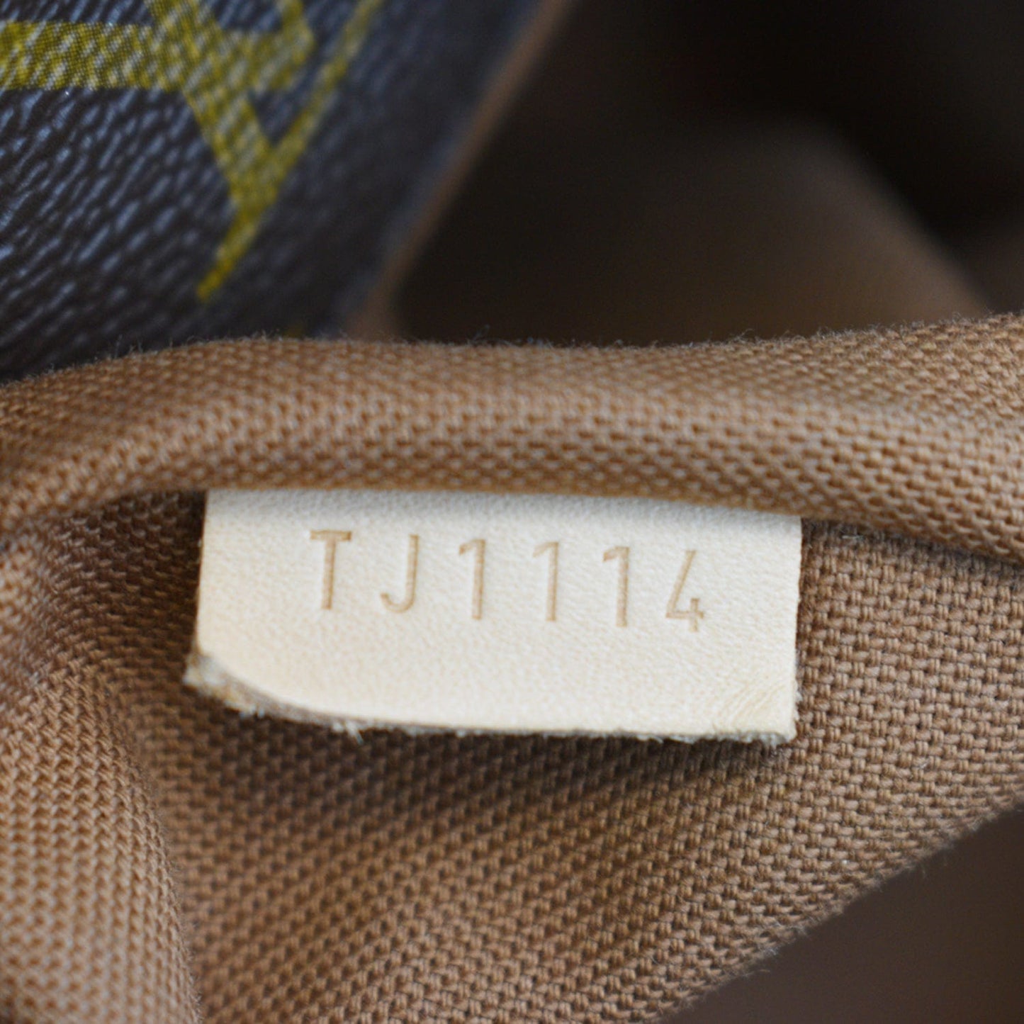 LOUIS VUITTON Sully PM Monogram Canvas Shoulder Bag Brown