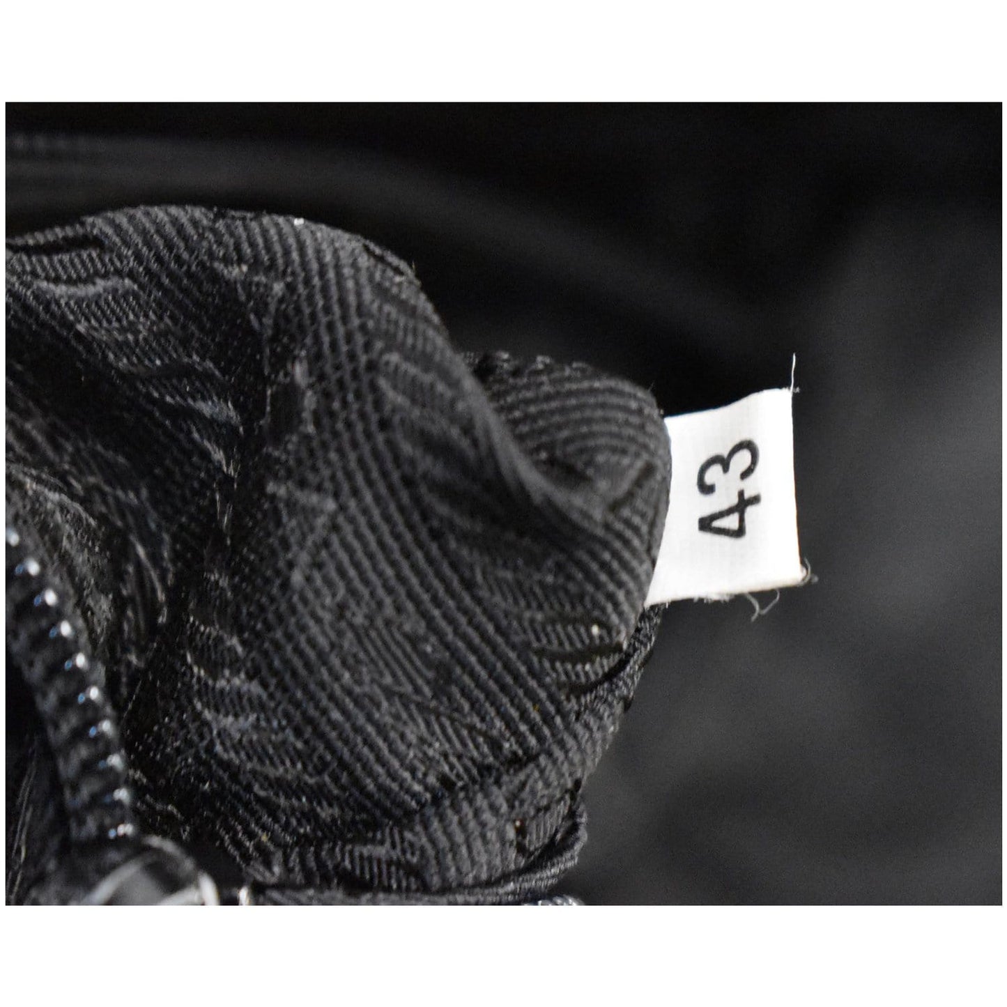 PRADA Tessuto Nylon Tote Shoulder Bag Black