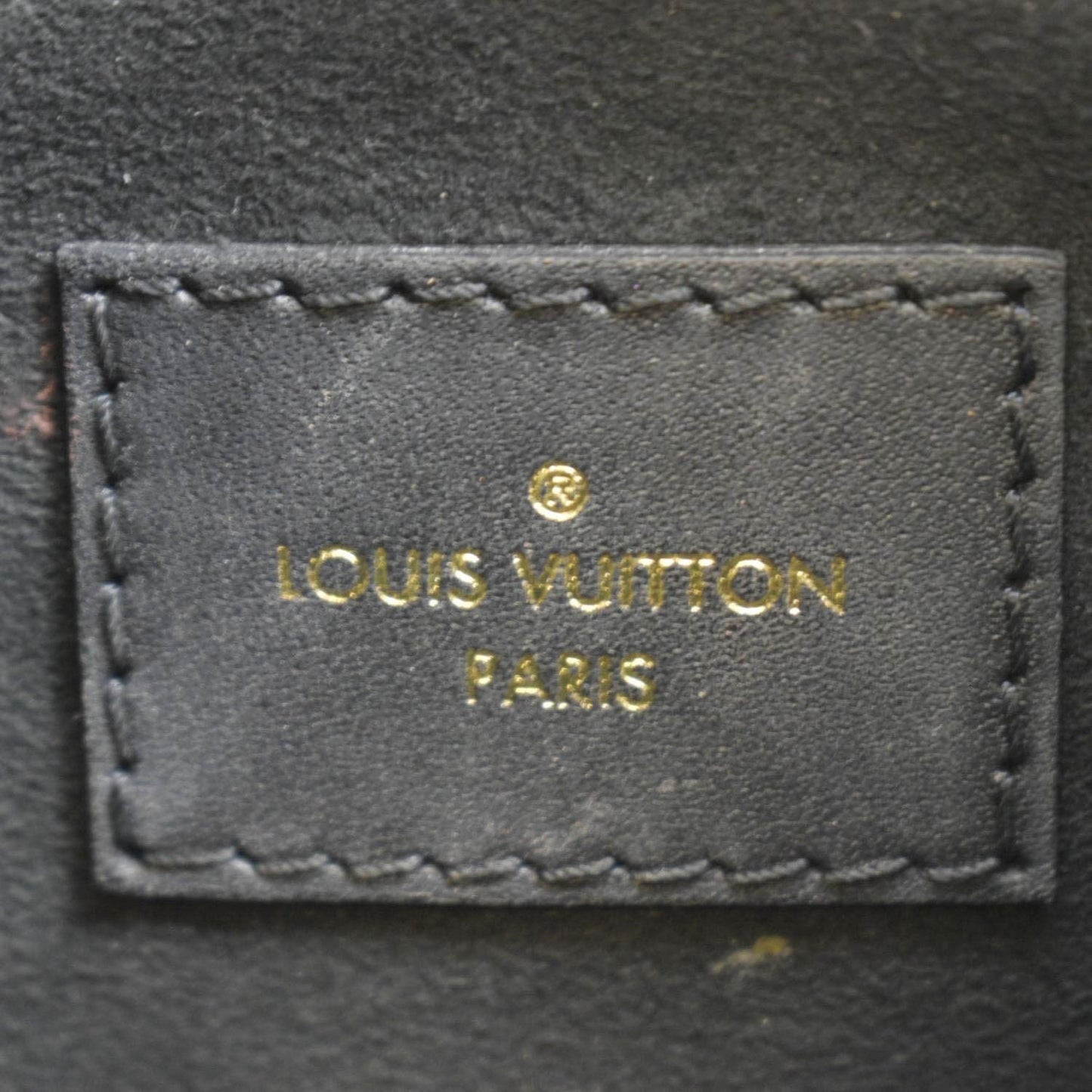 LOUIS VUITTON Onthego PM Monogram Empreinte Tote Shoulder Bag Black