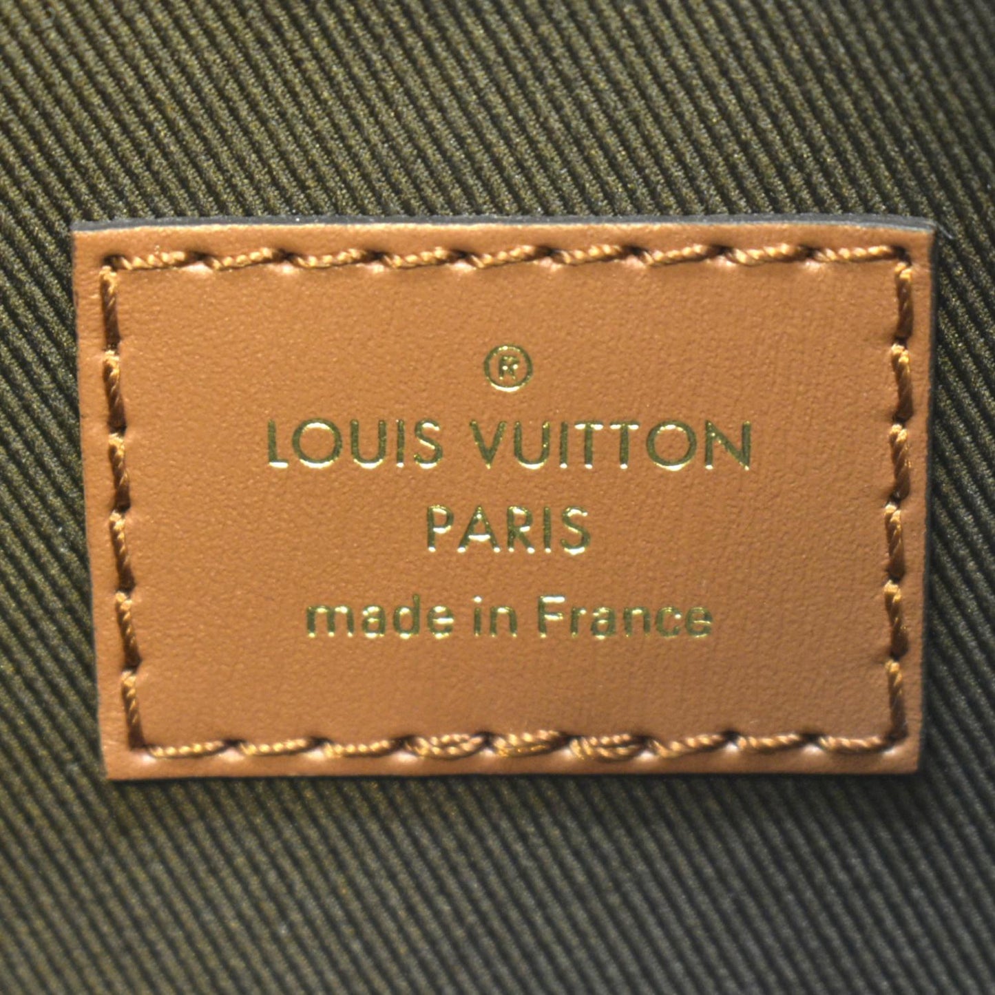 LOUIS VUITTON Loop Monogram Reverse Canvas Shoulder Bag Brown