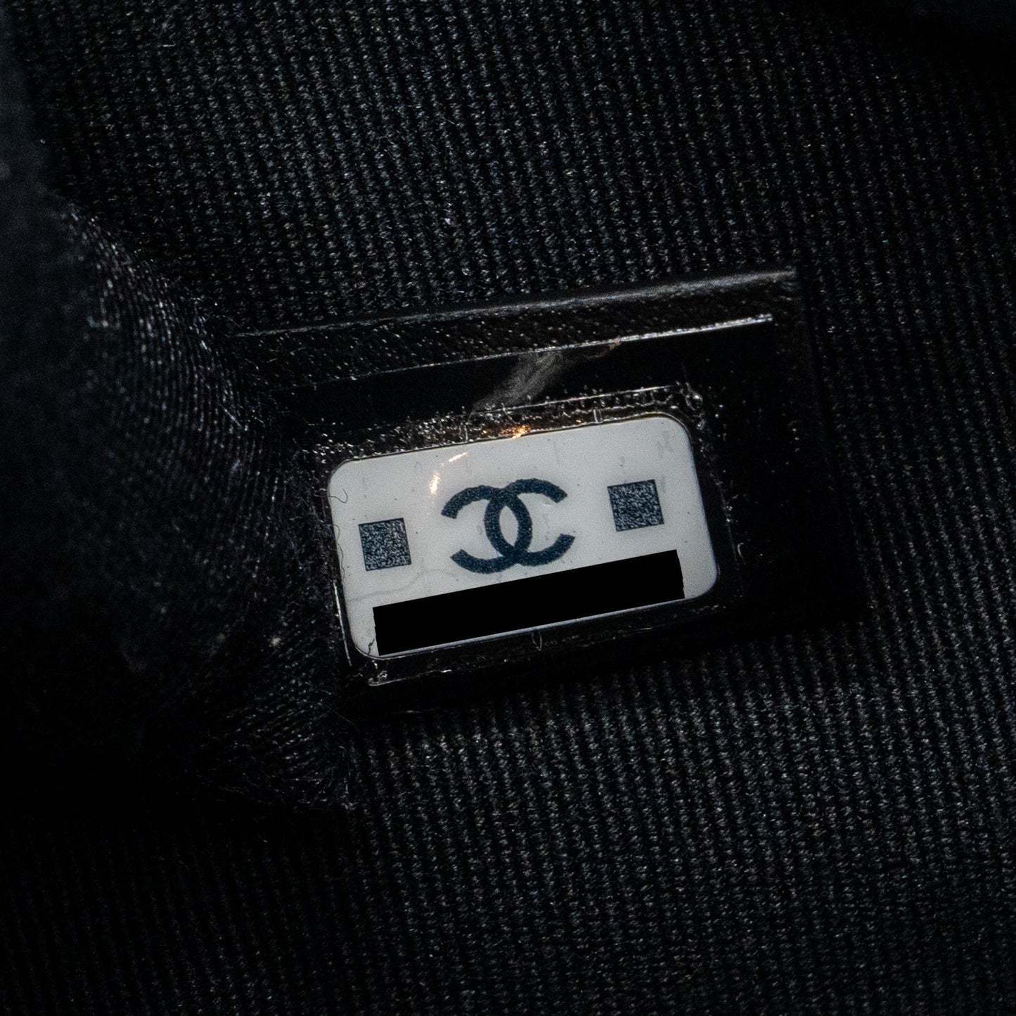 Chanel 23B round clutch caviar black (microchip)