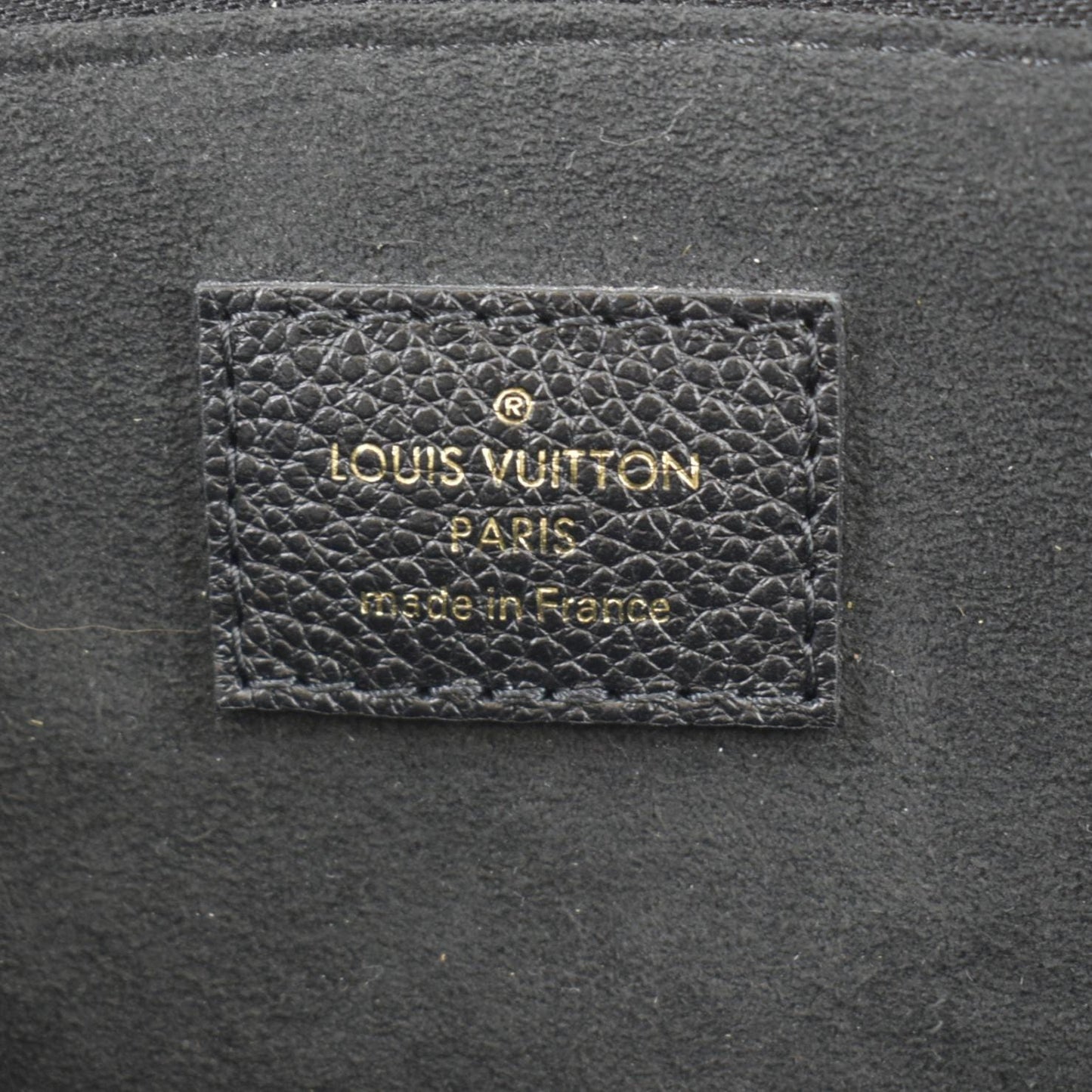 LOUIS VUITTON Petit Palais Embossed Leather Shoulder Bag Bicolor