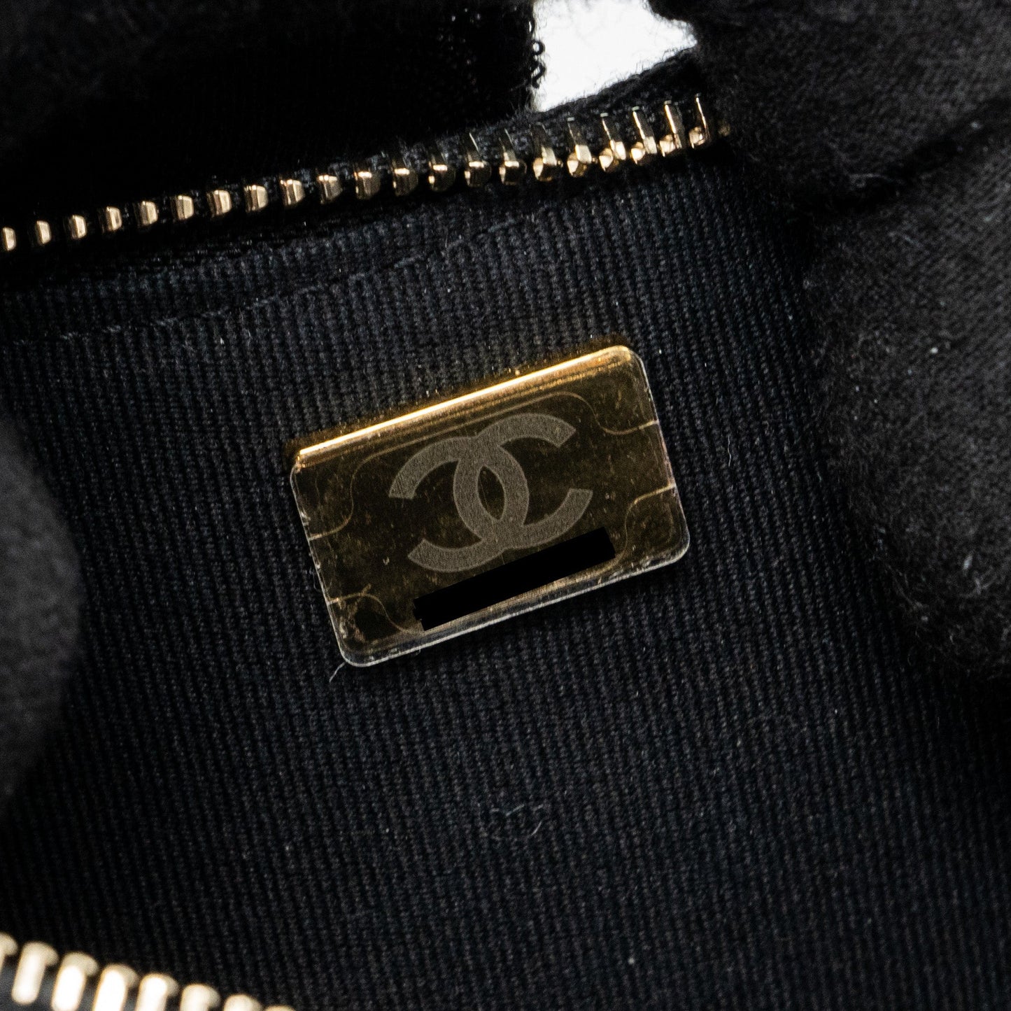 Chanel Hobo Shoulder Bag Lambskin Black (Microchip)