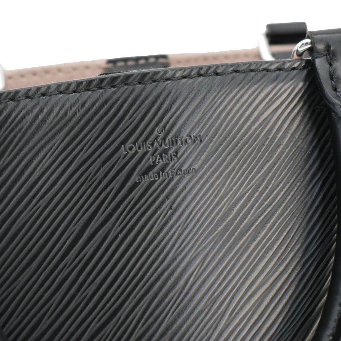 LOUIS VUITTON Marelle MM Epi Leather Tote Shoulder Bag Black