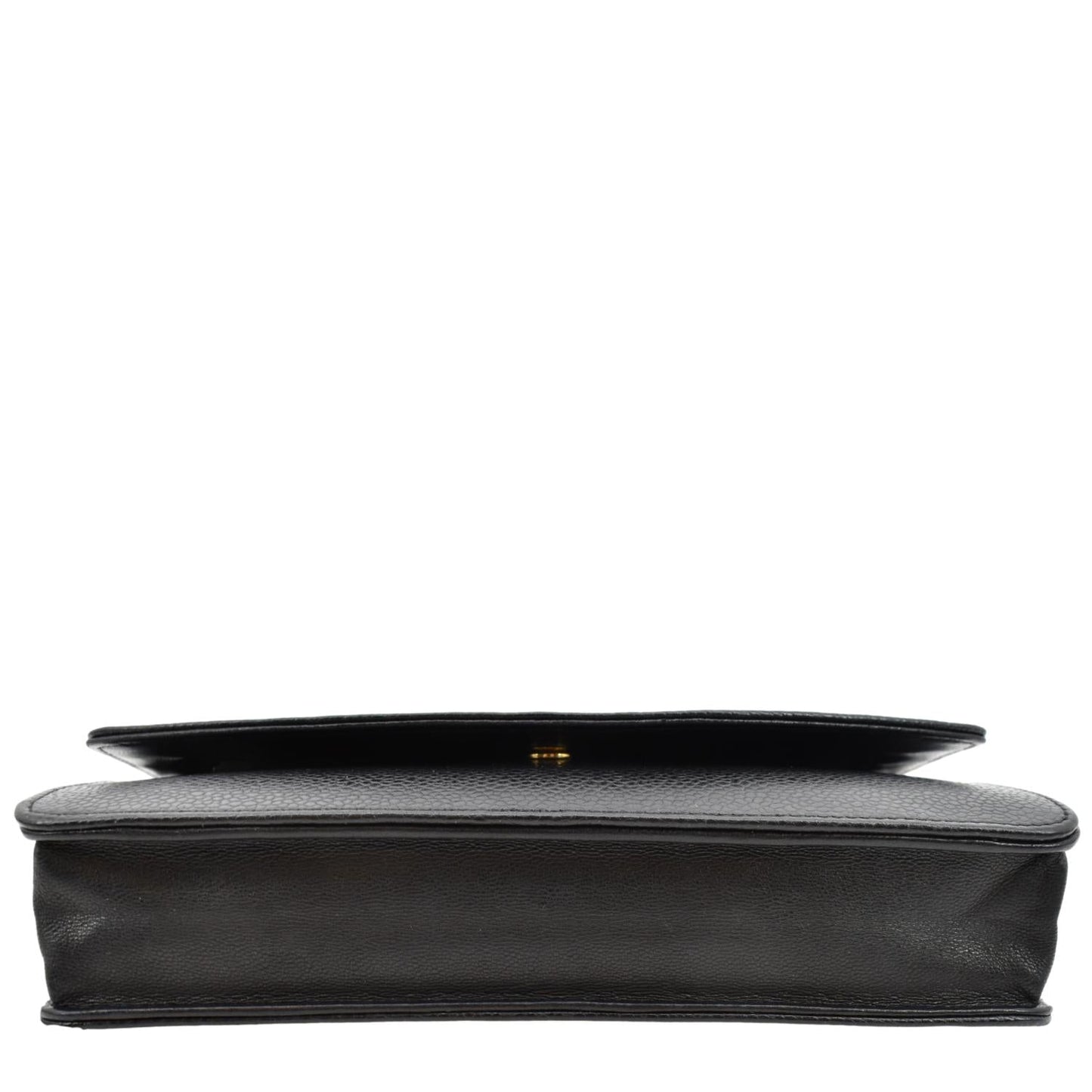 CHANEL Timeless WOC Caviar Leather Wallet on Chain Shoulder Bag Black