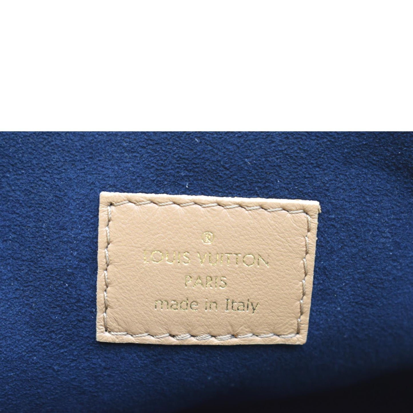 LOUIS VUITTON Coussin PM Monogram Embossed Shoulder Bag Camel