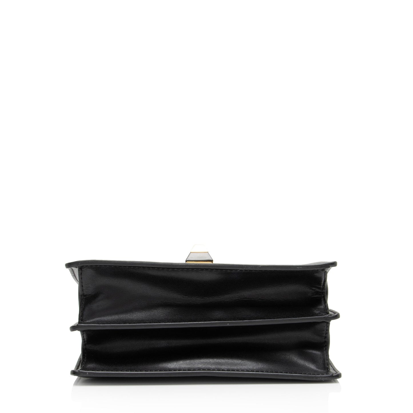 Fendi FF Embossed Calfskin Kan I Small Shoulder Bag