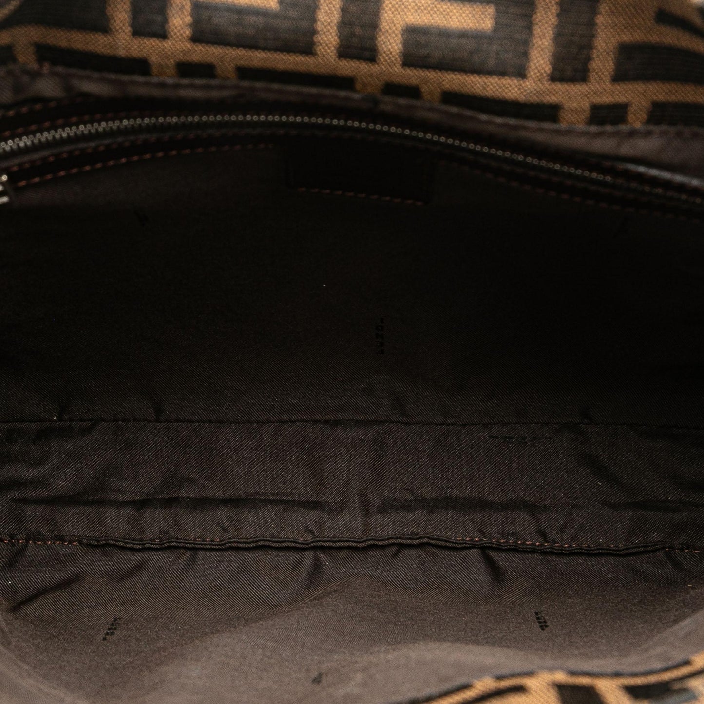Fendi Zucca Canvas Shoulder Bag