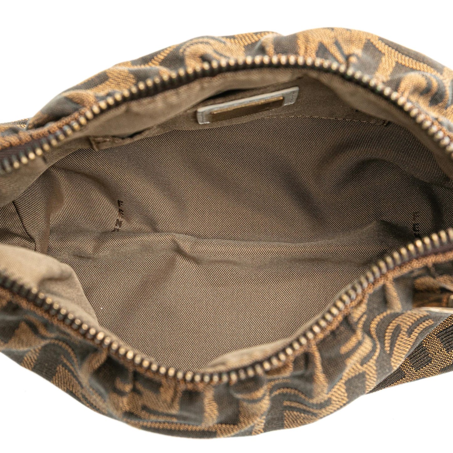 Fendi Zucca Canvas Shoulder Bag