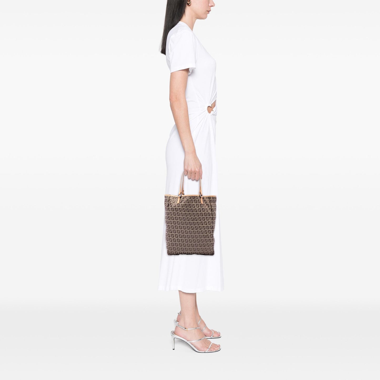 Fendi Zucchino Canvas Tote