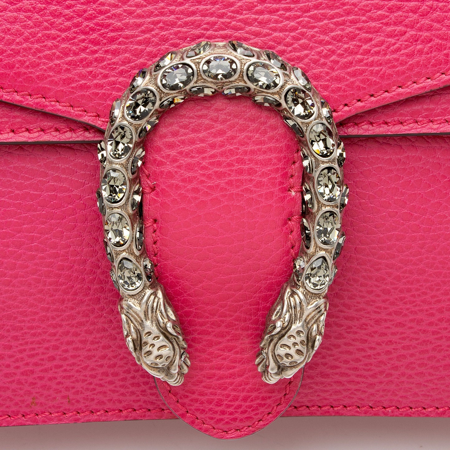 Gucci Leather Crystal Dionysus Medium Shoulder Bag