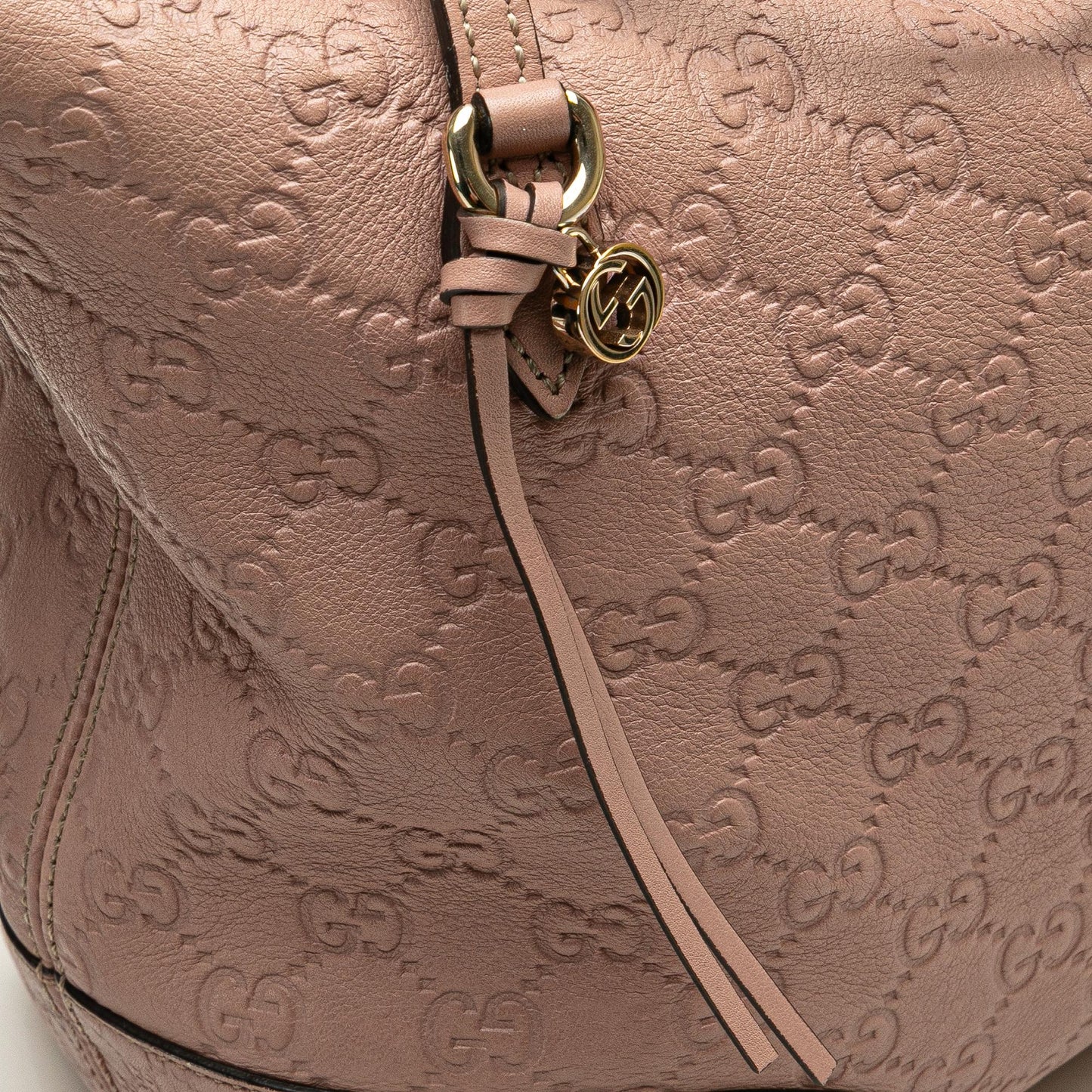 Gucci Medium Guccissima Bree Fold Over Tote