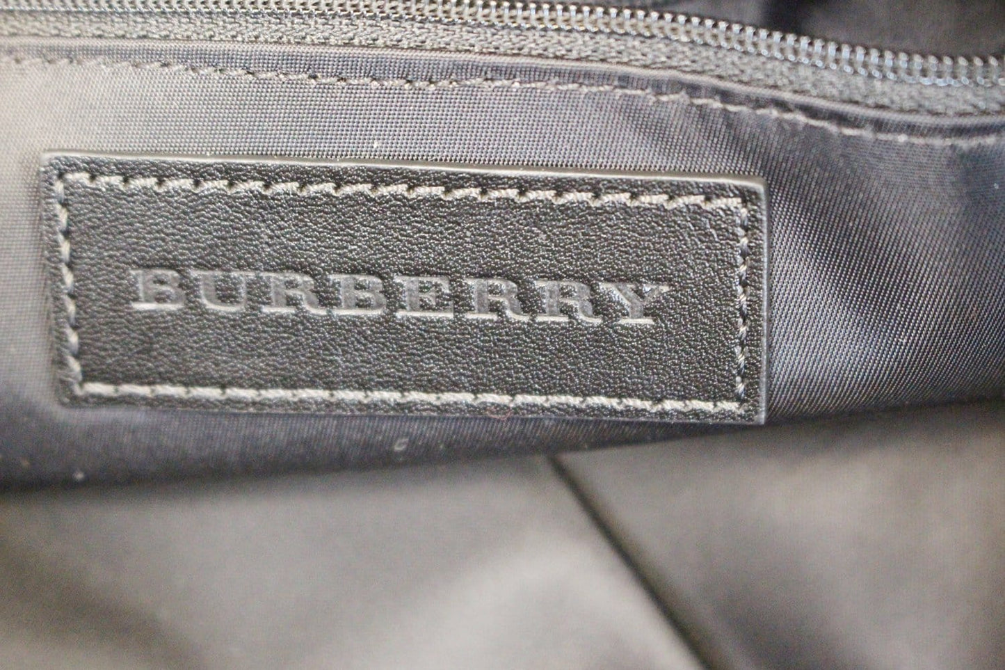 Burberry Buckleigh Packable Burgundy Nylon/Leather Tote Shoulder Bag