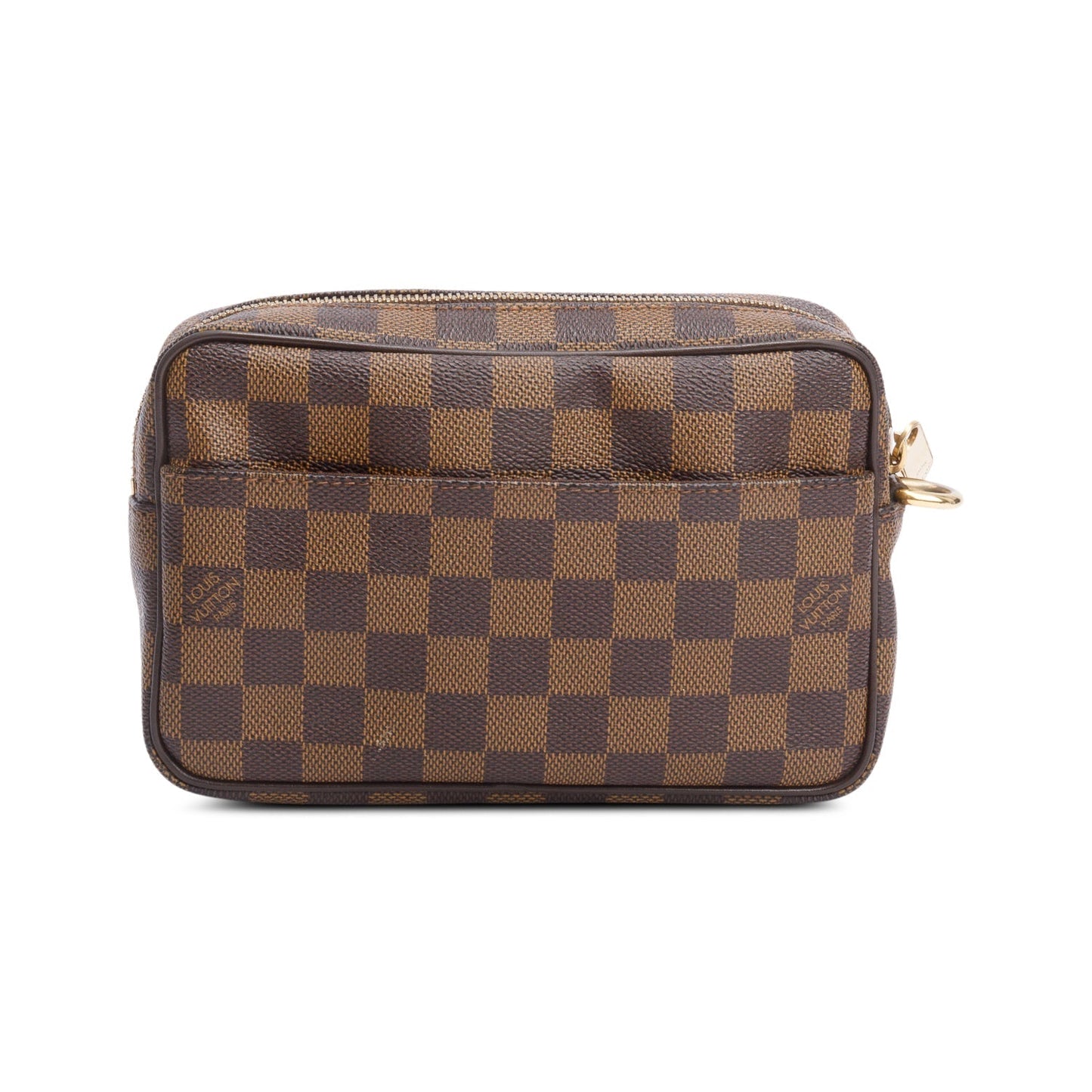 Louis Vuitton Damier Ebene Macao Wristlet Clutch