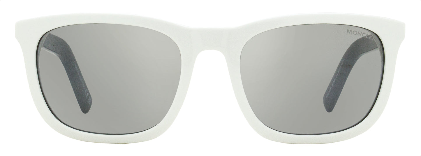 Moncler Kolligian Sunglasses ML0290 21C White/Black 57mm
