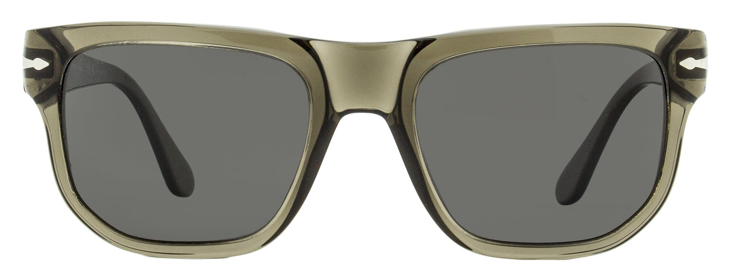 Persol Square Sunglasses PO3306S 110348 Opal Smoke 52mm