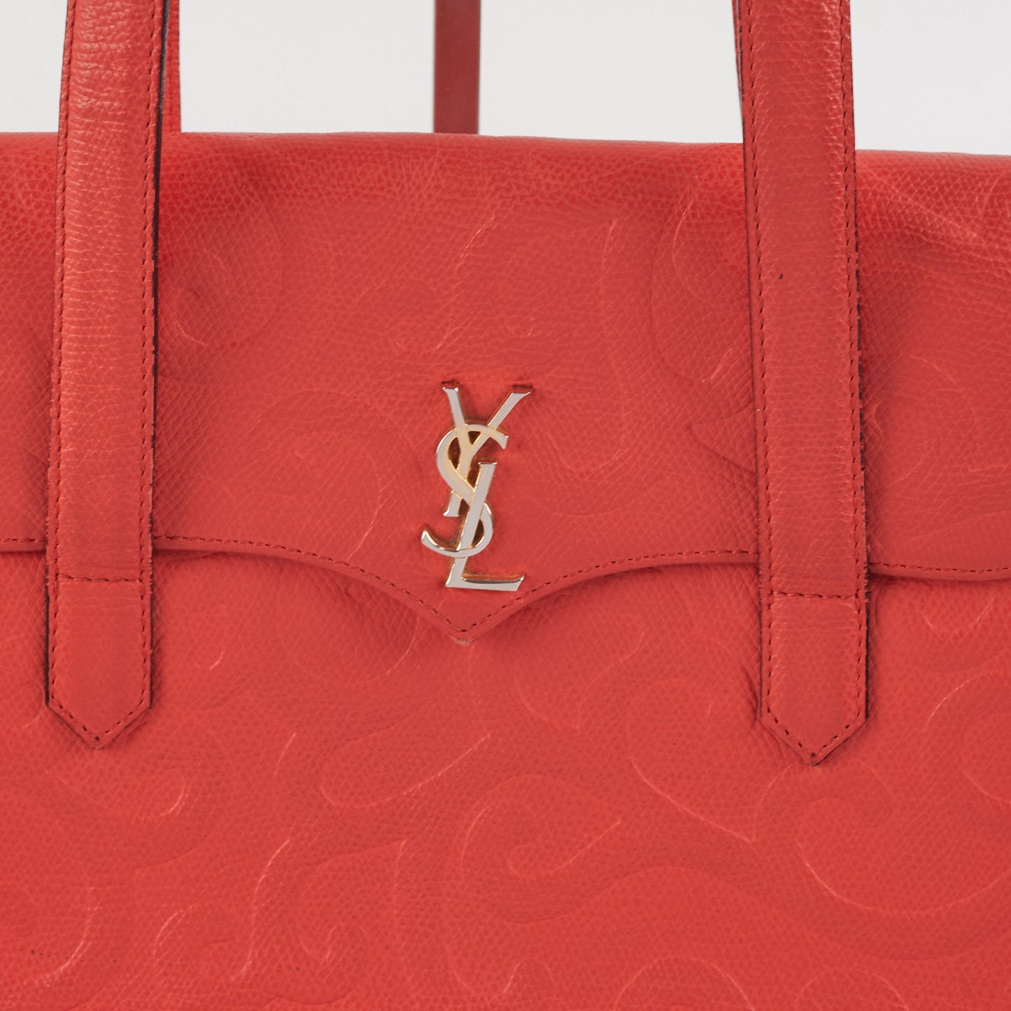 Saint Laurent Vintage Red Shoulder Bag