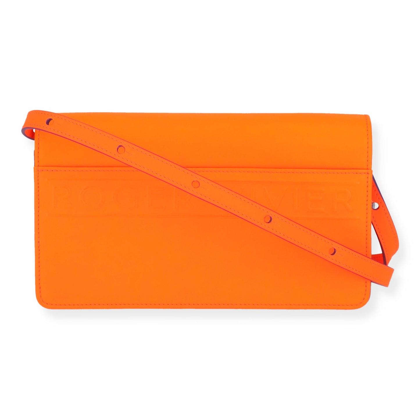 Roger Vivier Womens Orange Shoulder Bag